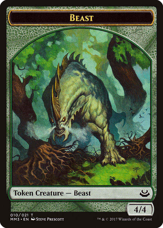 Beast Token (010/021) [Modern Masters 2017 Tokens] | Game Grid - Logan