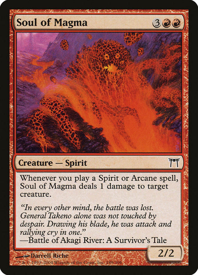 Soul of Magma [Champions of Kamigawa] | Game Grid - Logan