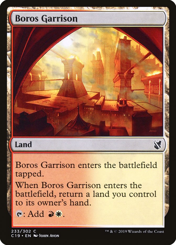 Boros Garrison [Commander 2019] | Game Grid - Logan