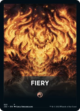 Fiery Theme Card [Jumpstart 2022 Front Cards] | Game Grid - Logan