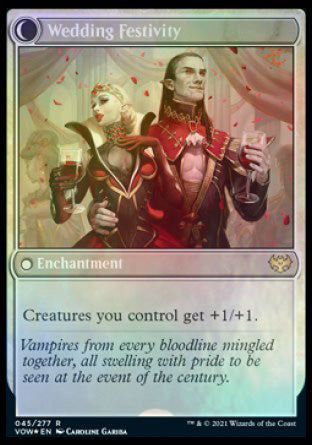 Wedding Announcement // Wedding Festivity [Innistrad: Crimson Vow Prerelease Promos] | Game Grid - Logan