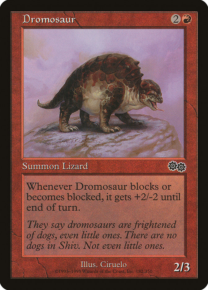 Dromosaur [Urza's Saga] | Game Grid - Logan
