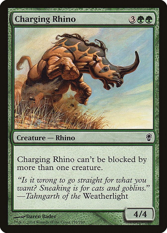 Charging Rhino [Conspiracy] | Game Grid - Logan