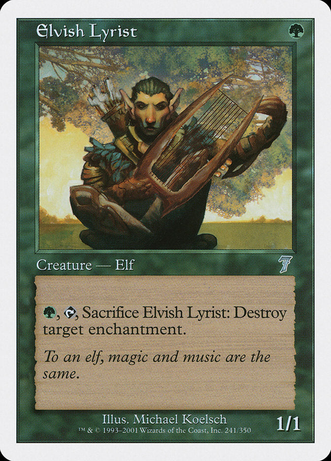 Elvish Lyrist [Seventh Edition] | Game Grid - Logan
