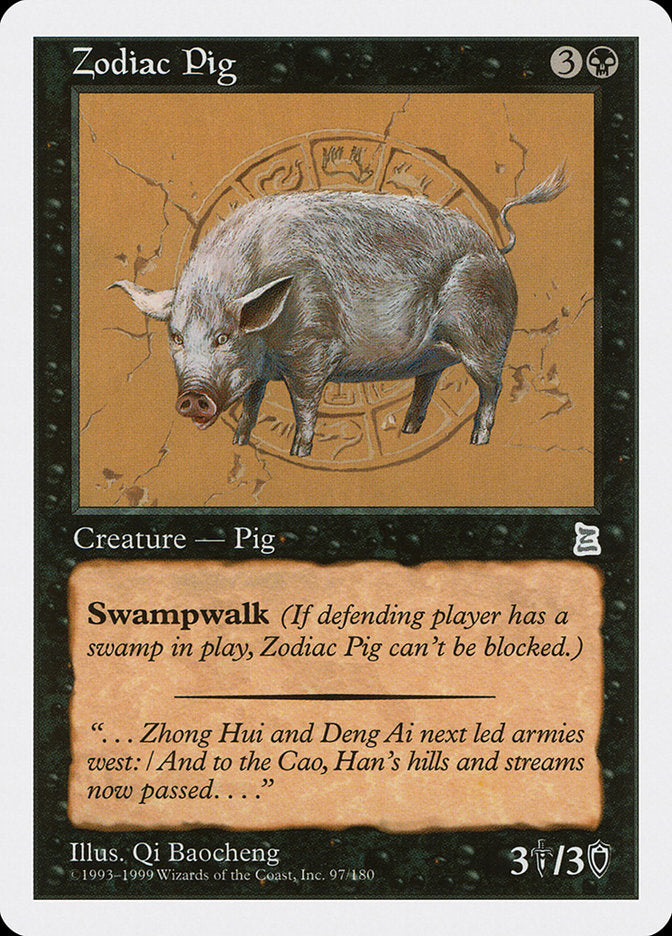 Zodiac Pig [Portal Three Kingdoms] | Game Grid - Logan