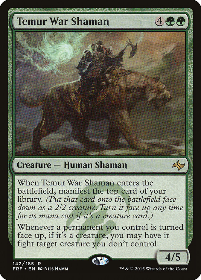Temur War Shaman [Fate Reforged] | Game Grid - Logan