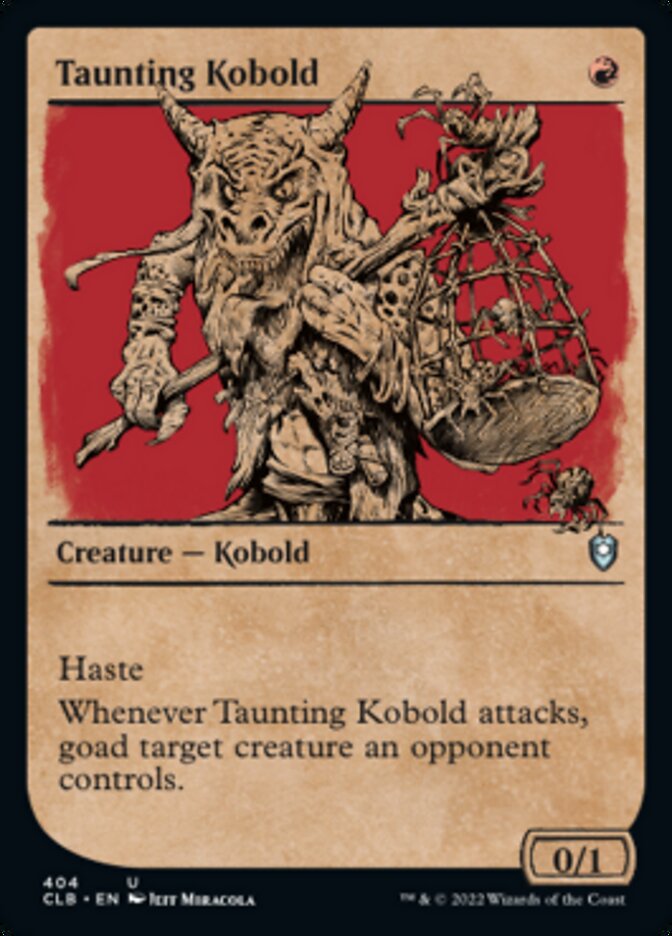 Taunting Kobold (Showcase) [Commander Legends: Battle for Baldur's Gate] | Game Grid - Logan