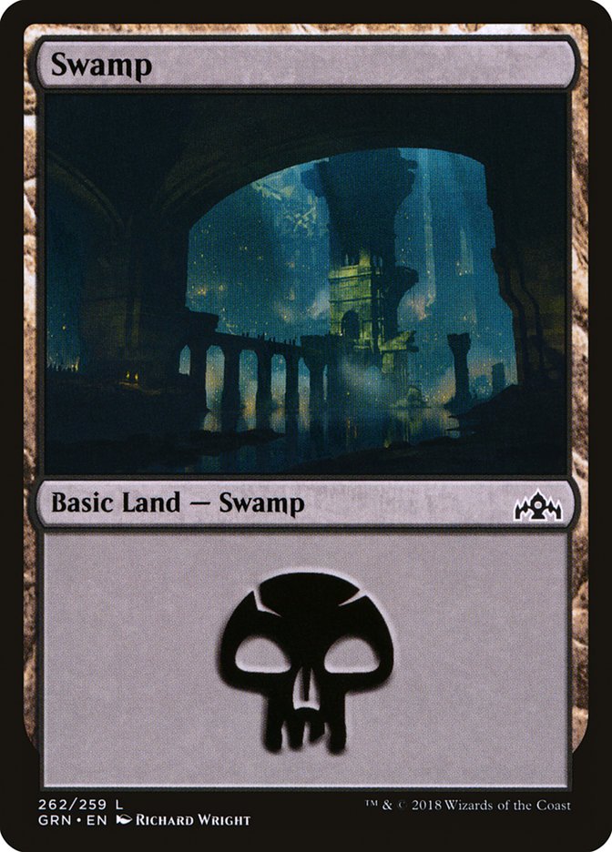 Swamp (262) [Guilds of Ravnica] | Game Grid - Logan