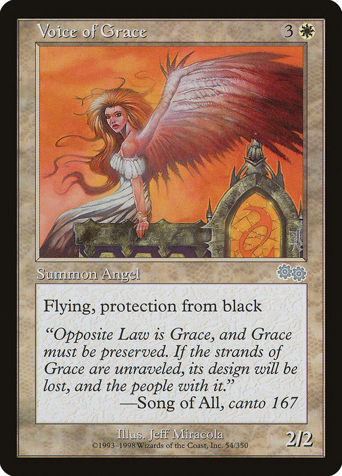 Voice of Grace [Urza's Saga] | Game Grid - Logan