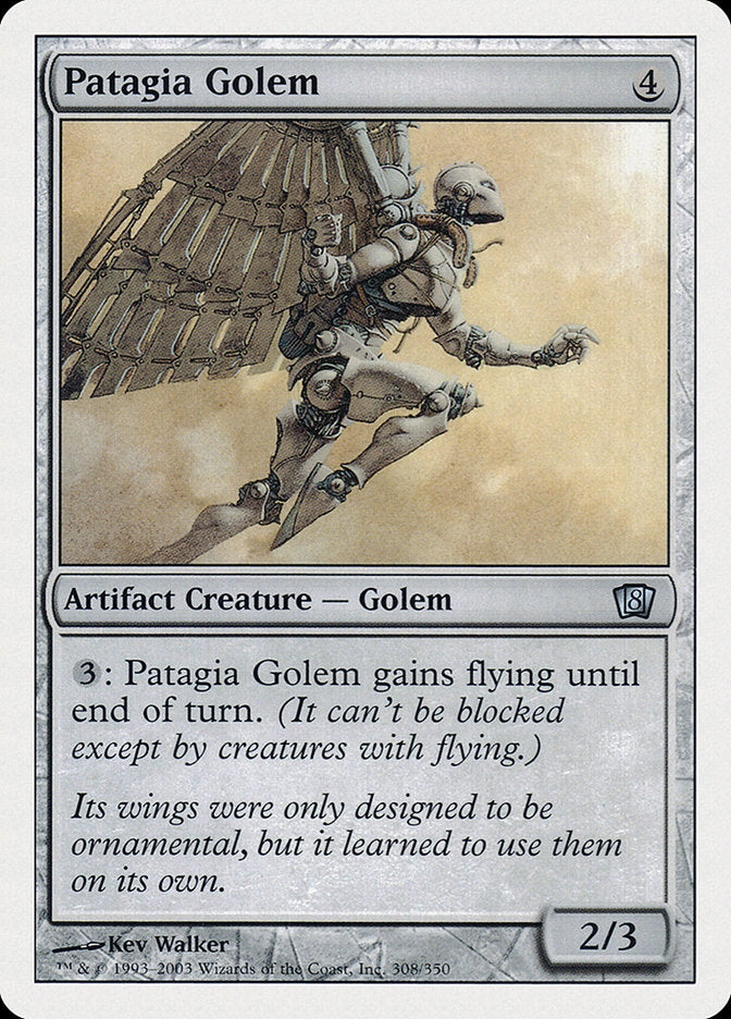 Patagia Golem [Eighth Edition] | Game Grid - Logan