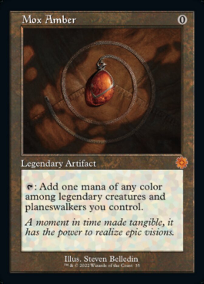 Mox Amber (Retro) [The Brothers' War Retro Artifacts] | Game Grid - Logan