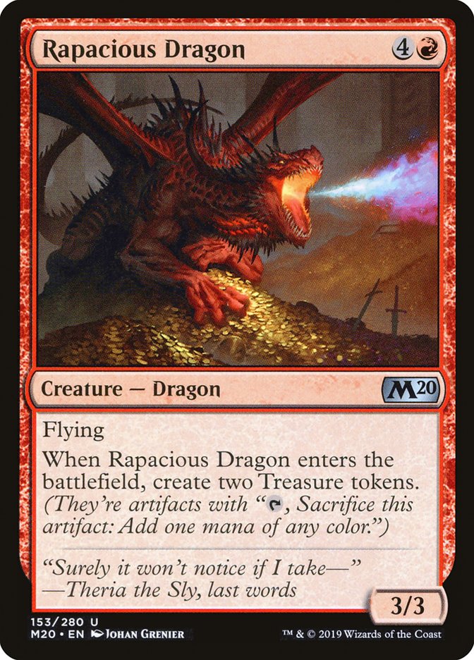 Rapacious Dragon [Core Set 2020] | Game Grid - Logan