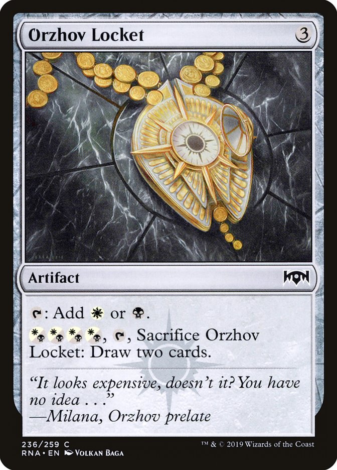 Orzhov Locket [Ravnica Allegiance] | Game Grid - Logan
