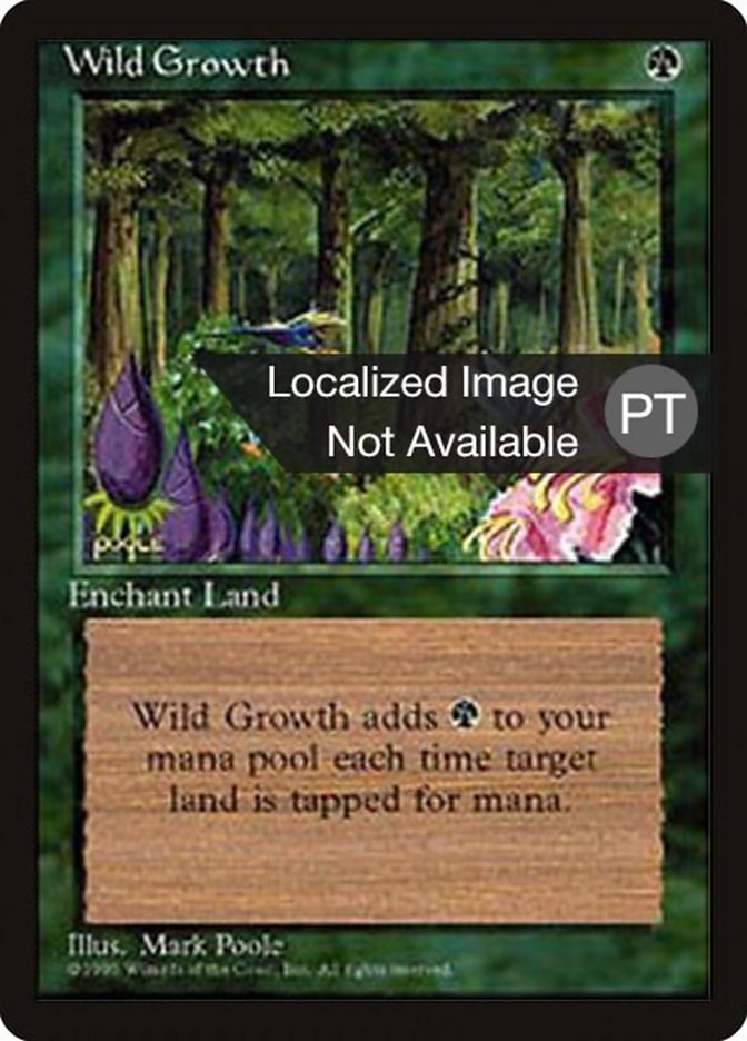 Wild Growth [Fourth Edition (Foreign Black Border)] | Game Grid - Logan