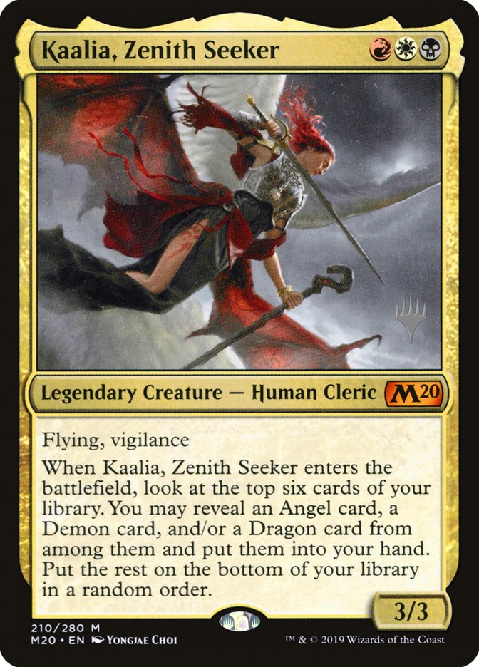 Kaalia, Zenith Seeker (Promo Pack) [Core Set 2020 Promos] | Game Grid - Logan