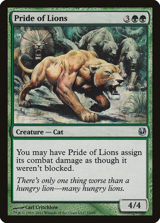 Pride of Lions [Duel Decks: Ajani vs. Nicol Bolas] | Game Grid - Logan