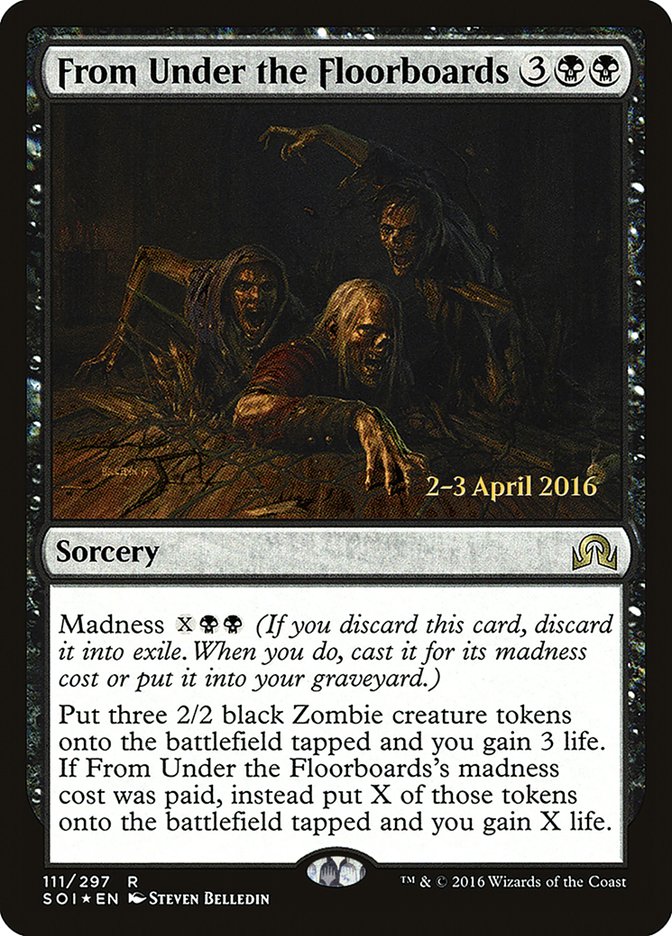 From Under the Floorboards [Shadows over Innistrad Prerelease Promos] | Game Grid - Logan