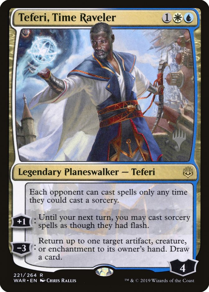 Teferi, Time Raveler (Promo Pack) [War of the Spark Promos] | Game Grid - Logan
