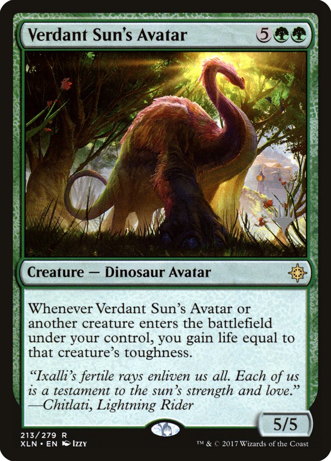 Verdant Sun's Avatar (Promo Pack) [Ixalan Promos] | Game Grid - Logan