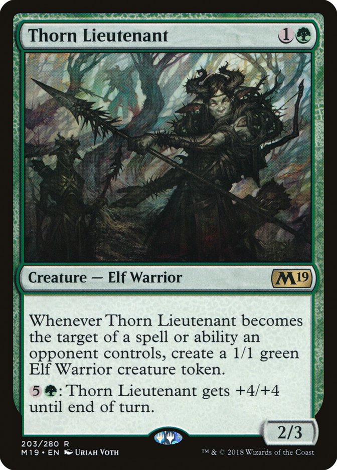 Thorn Lieutenant [Core Set 2019] | Game Grid - Logan