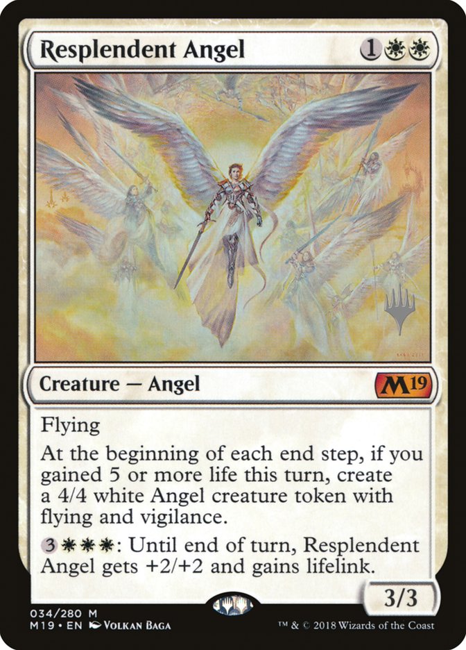 Resplendent Angel (Promo Pack) [Core Set 2019 Promos] | Game Grid - Logan