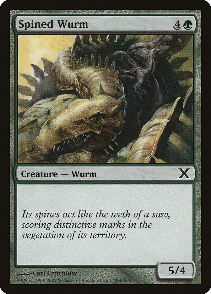 Spined Wurm [Tenth Edition] | Game Grid - Logan