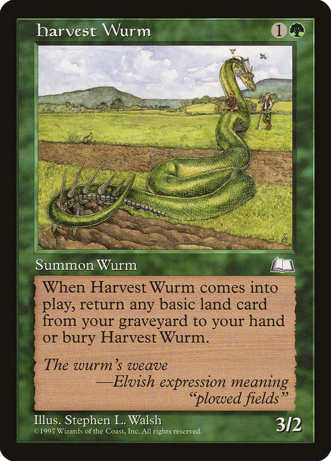 Harvest Wurm [Weatherlight] | Game Grid - Logan