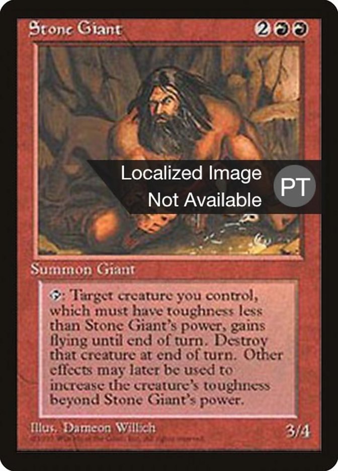 Stone Giant [Fourth Edition (Foreign Black Border)] | Game Grid - Logan