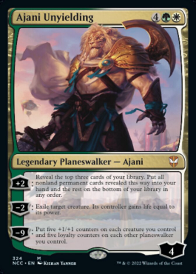 Ajani Unyielding [Streets of New Capenna Commander] | Game Grid - Logan