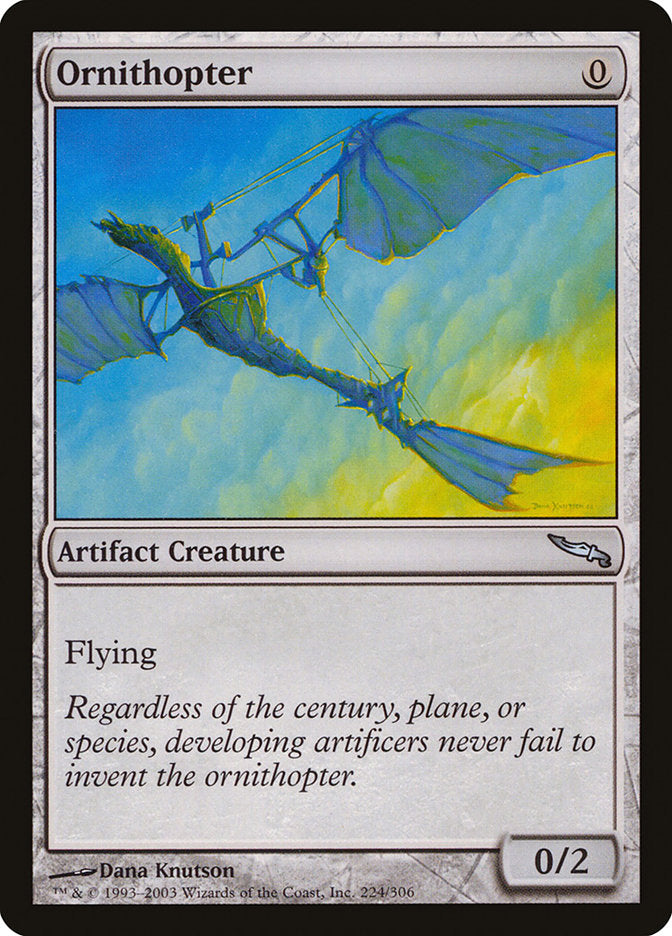 Ornithopter [Mirrodin] | Game Grid - Logan