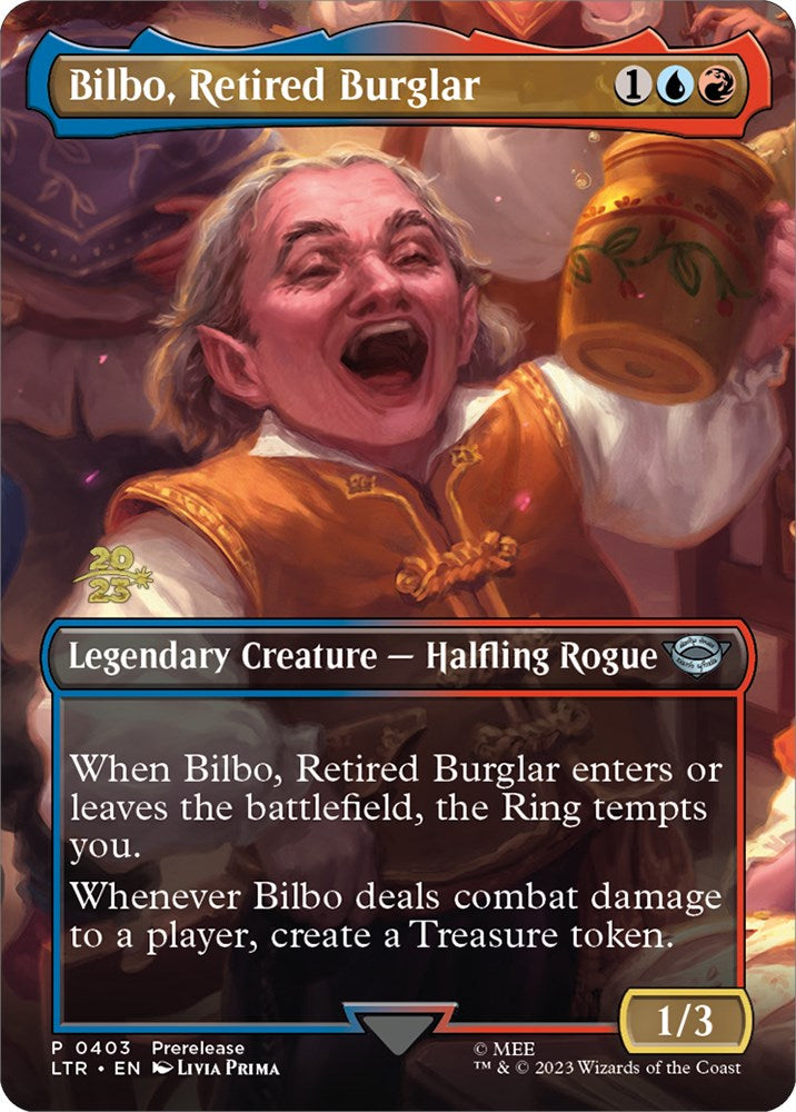 Bilbo, Retired Burglar [The Lord of the Rings: Tales of Middle-Earth Prerelease Promos] | Game Grid - Logan