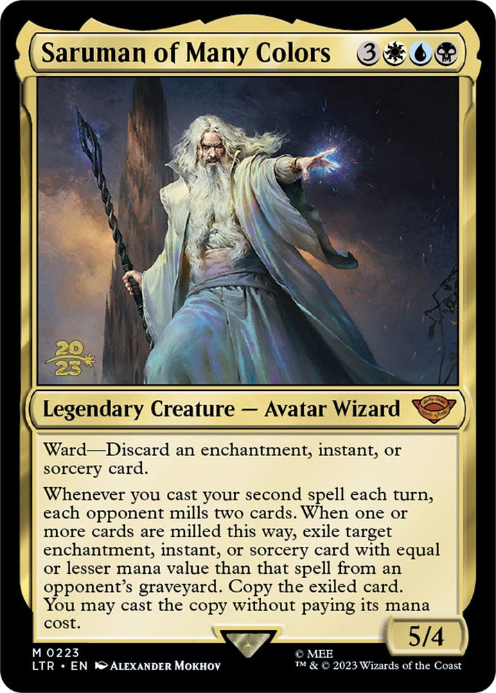 Saruman of Many Colors [The Lord of the Rings: Tales of Middle-Earth Prerelease Promos] | Game Grid - Logan