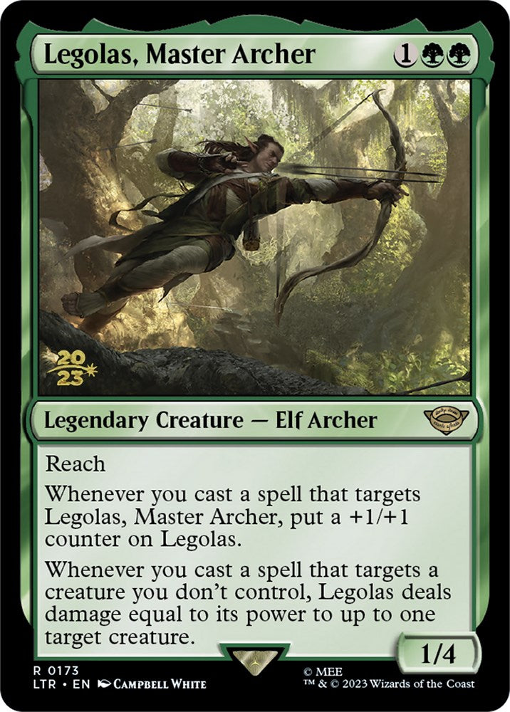 Legolas, Master Archer [The Lord of the Rings: Tales of Middle-Earth Prerelease Promos] | Game Grid - Logan