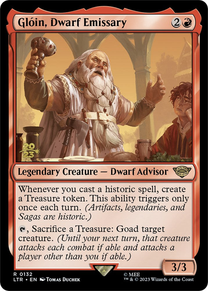 Gloin, Dwarf Emissary [The Lord of the Rings: Tales of Middle-Earth Prerelease Promos] | Game Grid - Logan