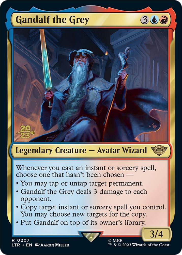 Gandalf the Grey [The Lord of the Rings: Tales of Middle-Earth Prerelease Promos] | Game Grid - Logan