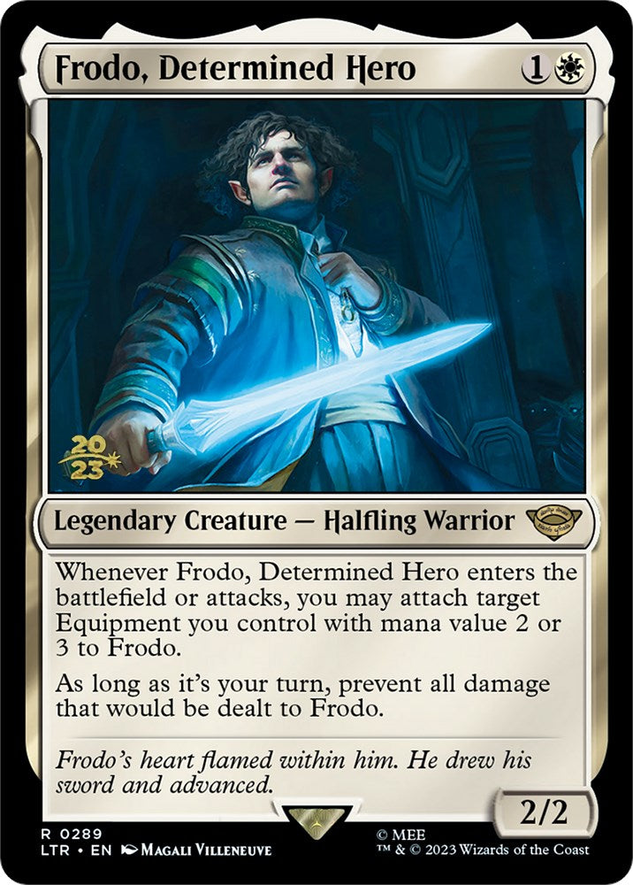 Frodo, Determined Hero [The Lord of the Rings: Tales of Middle-Earth Prerelease Promos] | Game Grid - Logan