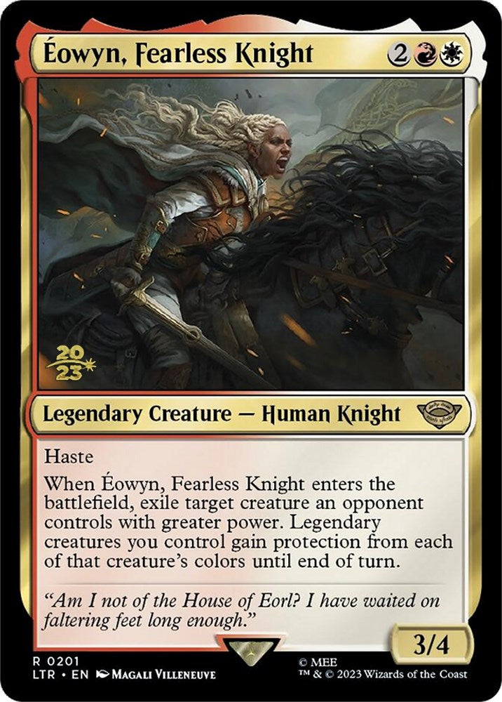 Eowyn, Fearless Knight [The Lord of the Rings: Tales of Middle-Earth Prerelease Promos] | Game Grid - Logan