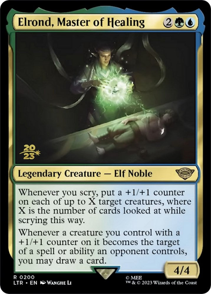 Elrond, Master of Healing [The Lord of the Rings: Tales of Middle-Earth Prerelease Promos] | Game Grid - Logan