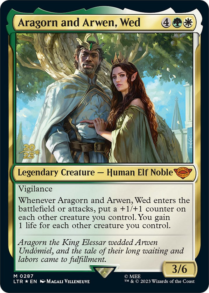 Aragorn and Arwen, Wed [The Lord of the Rings: Tales of Middle-Earth Prerelease Promos] | Game Grid - Logan