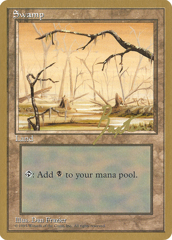 Swamp (gb370) (George Baxter) [Pro Tour Collector Set] | Game Grid - Logan