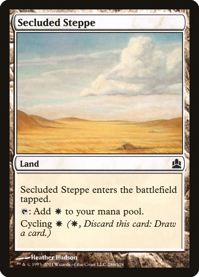 Secluded Steppe [Commander 2011] | Game Grid - Logan