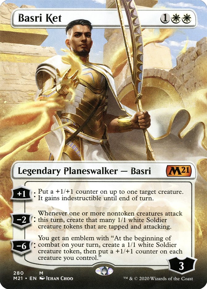 Basri Ket (Borderless) [Core Set 2021] | Game Grid - Logan