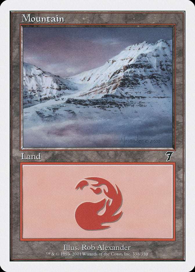 Mountain (338) [Seventh Edition] | Game Grid - Logan