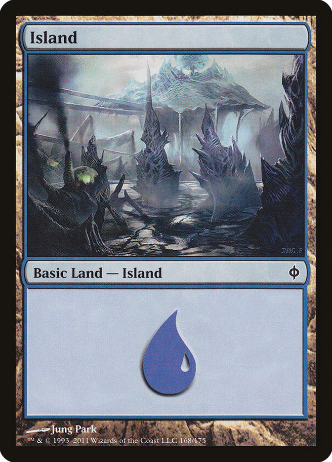 Island (168) [New Phyrexia] | Game Grid - Logan