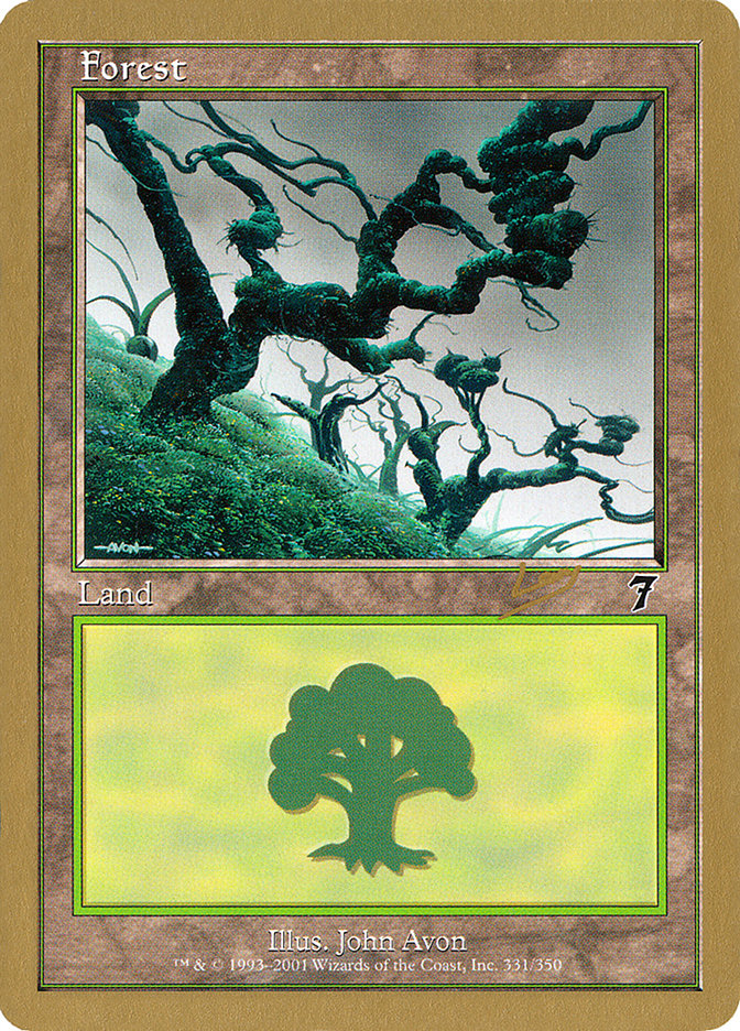 Forest (rl331) (Raphael Levy) [World Championship Decks 2002] | Game Grid - Logan