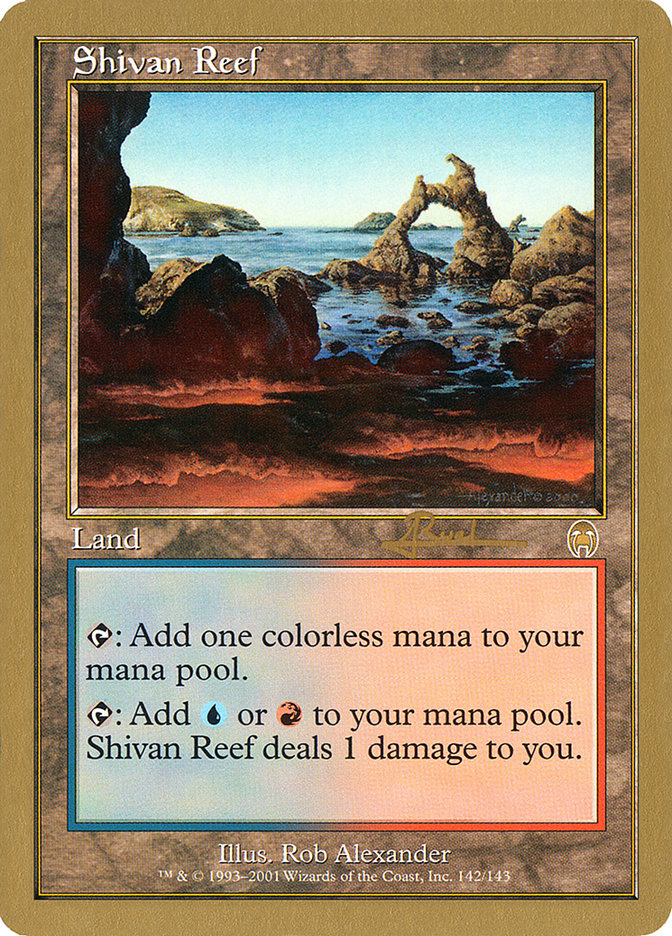 Shivan Reef (Antoine Ruel) [World Championship Decks 2001] | Game Grid - Logan
