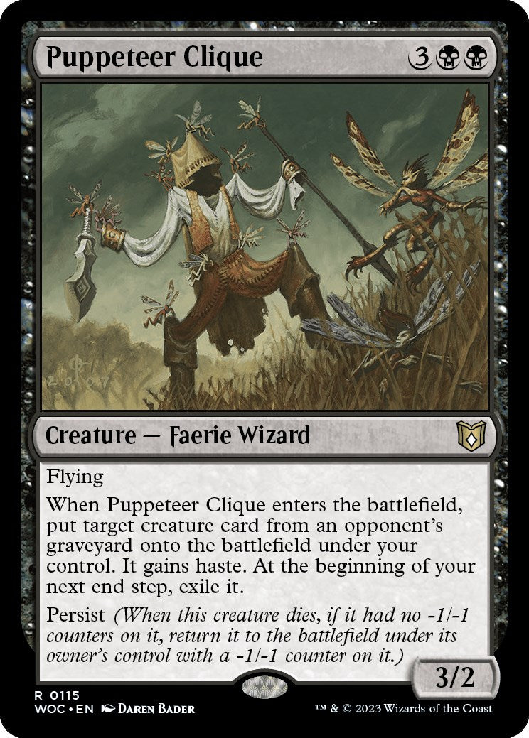 Puppeteer Clique [Wilds of Eldraine Commander] | Game Grid - Logan