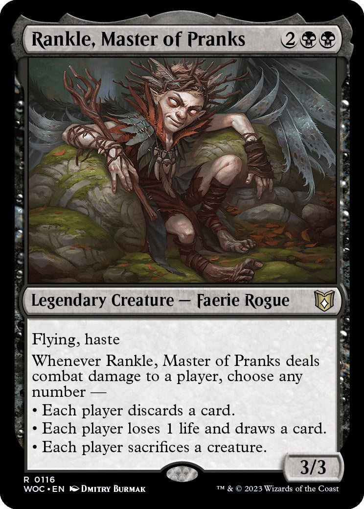 Rankle, Master of Pranks [Wilds of Eldraine Commander] | Game Grid - Logan