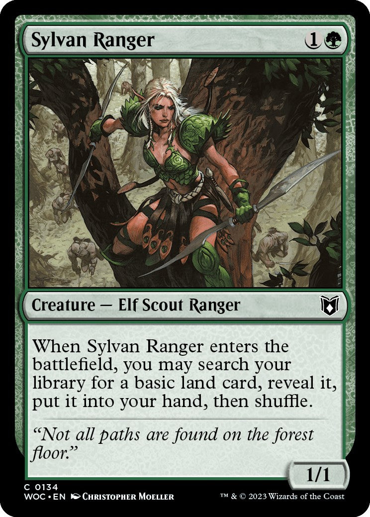 Sylvan Ranger [Wilds of Eldraine Commander] | Game Grid - Logan