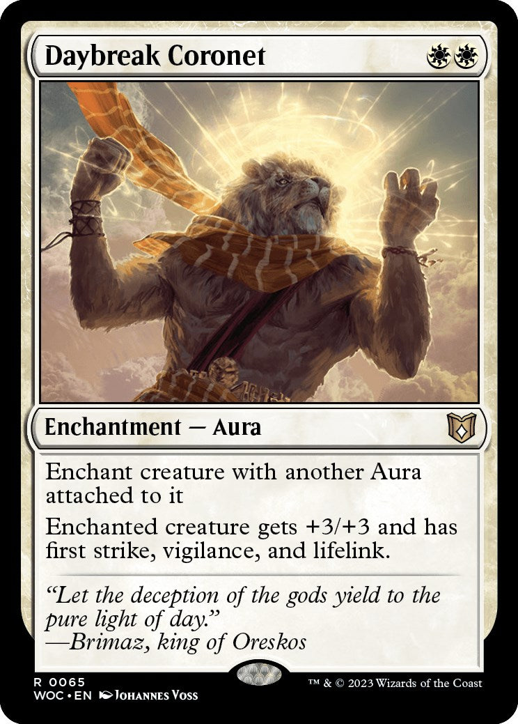 Daybreak Coronet [Wilds of Eldraine Commander] | Game Grid - Logan